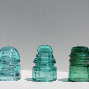 Glass Insulators - 3 for 1 price