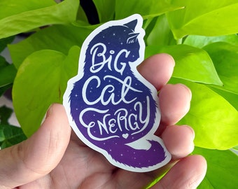 Big Cat Energy Sticker