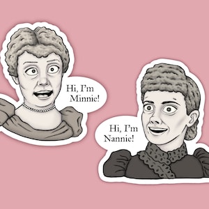 Minnie & Nannie 2 Sticker Pack - Last Podcast on the Left Inspired
