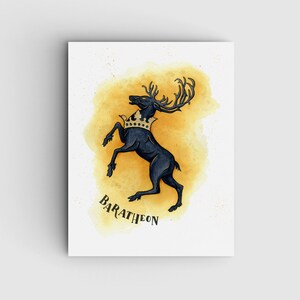 Black Stag Sigil Art Print