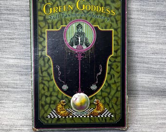 Vintage Green Goddess Stocking Box - EMPTY