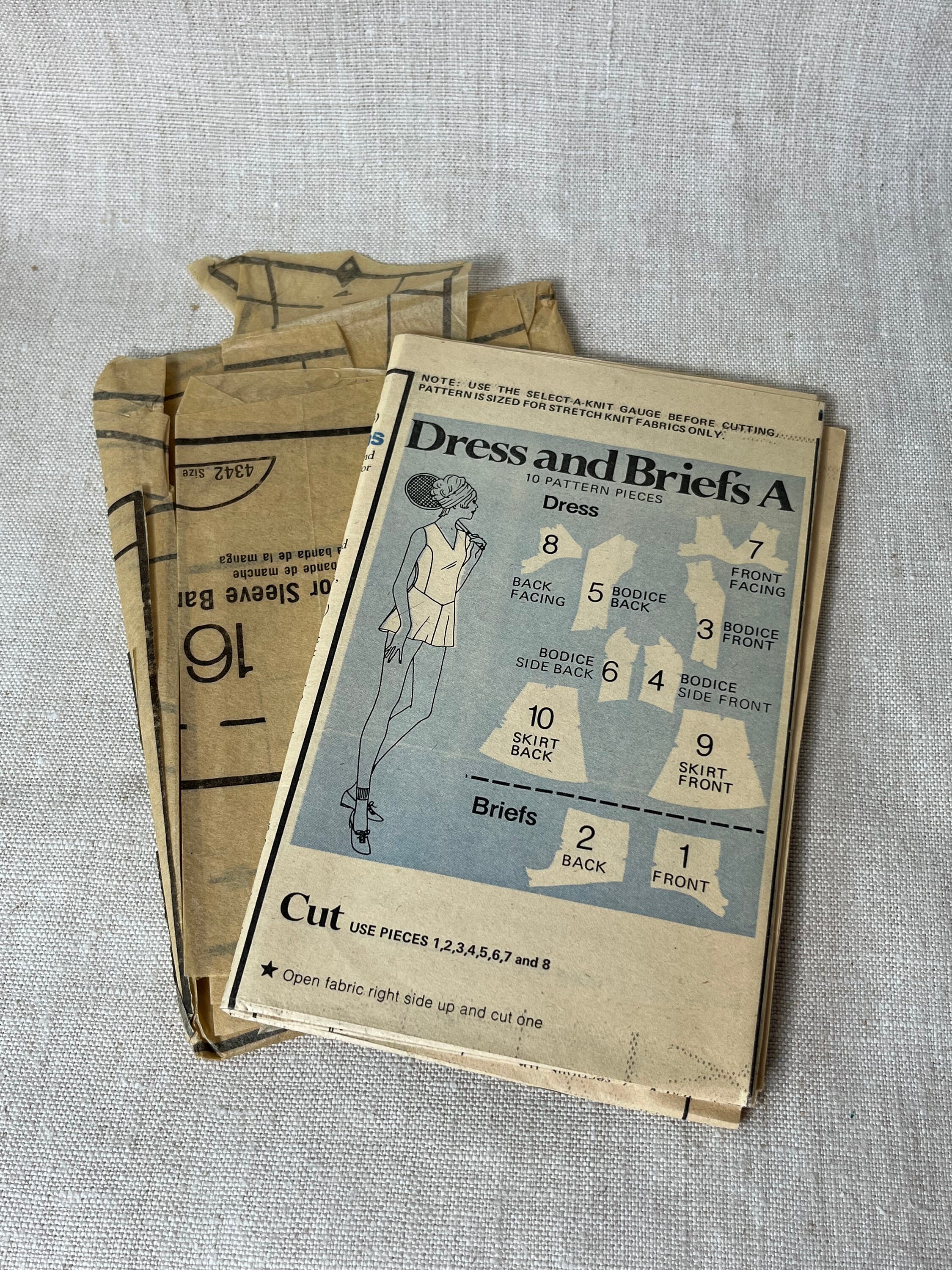 4342 Pattern 70's Chrissie Evert Butterick 4342 Pattern - Etsy