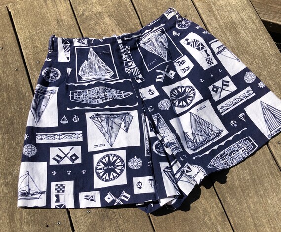 Navy and White Ships Ahoy Vintage Skort - image 6