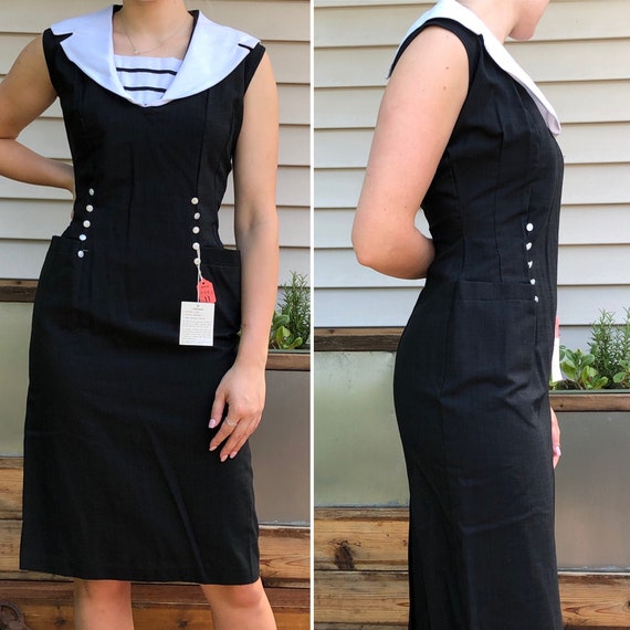 Office Distraction Vintage Sheath Dress