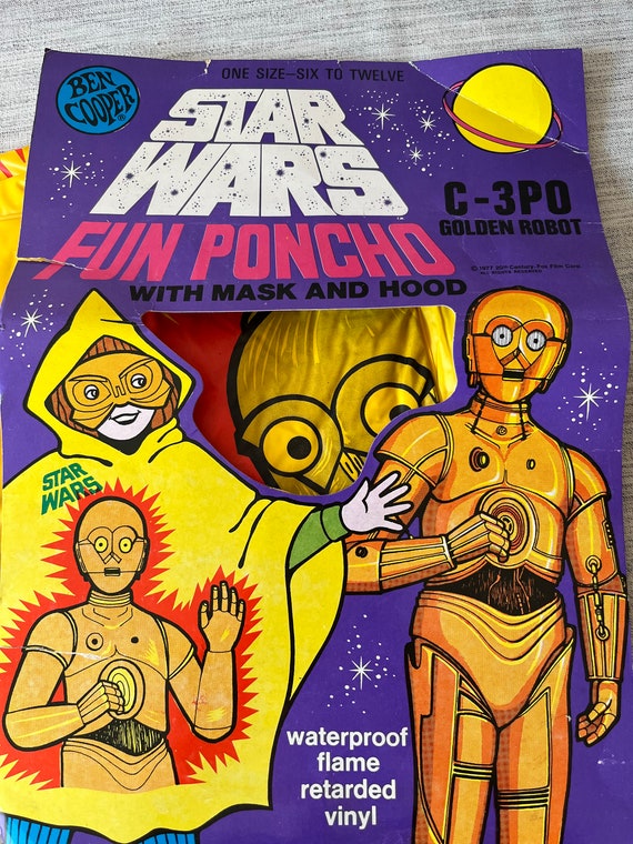 Vintage C-3PO Star Wars Fun Poncho by Ben Cooper