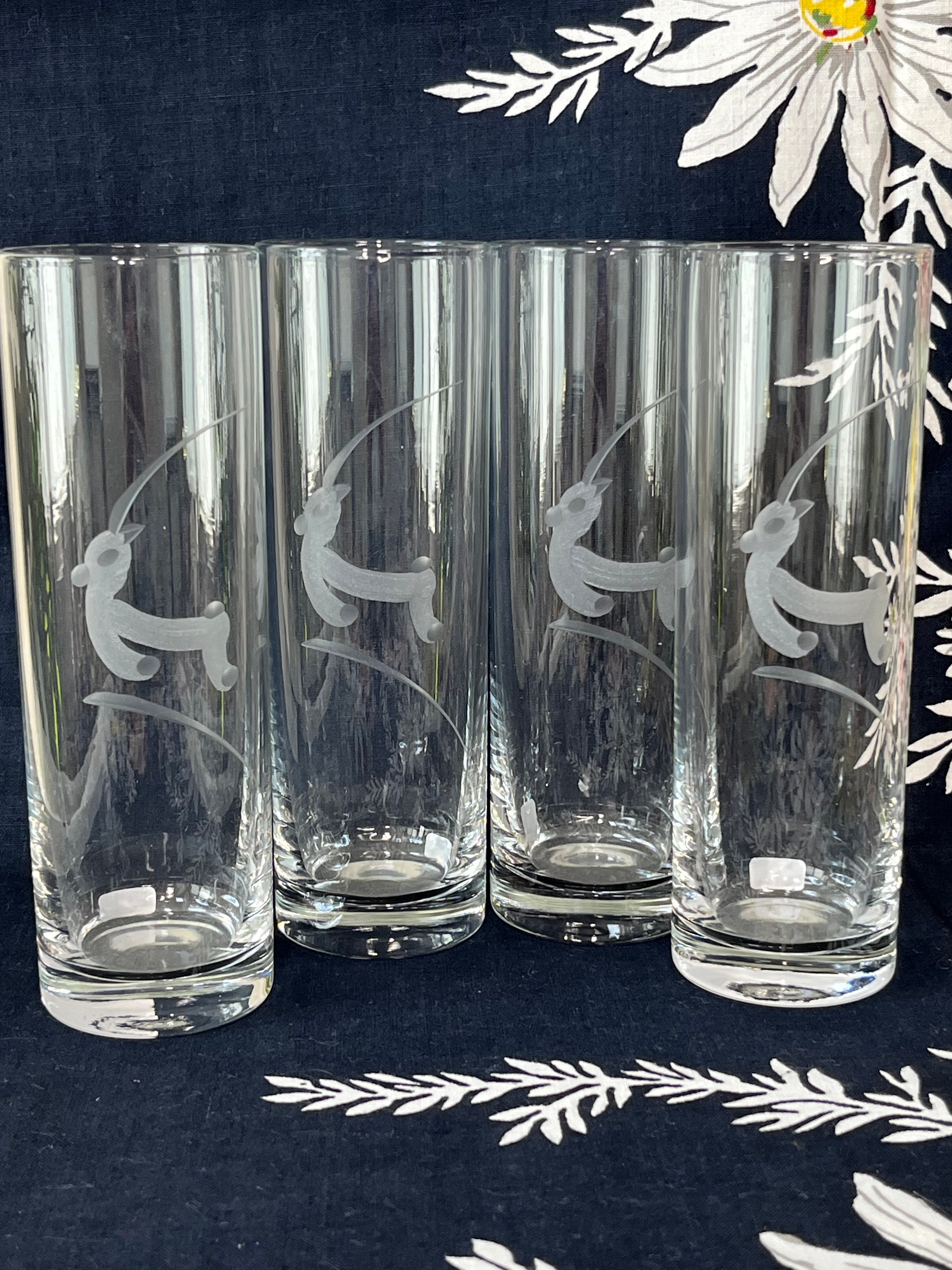 christmas decorations with wine glasses Christmas Wine Glasses - Set of 2 Stemless - Hand Painted