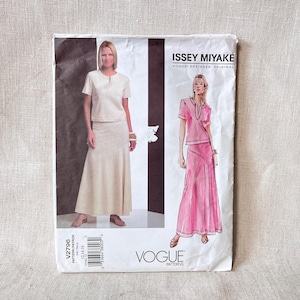 Issey Miyake Vogue Designer Original Pattern V2796
