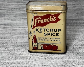 Vintage French's Ketchup Spice Tin