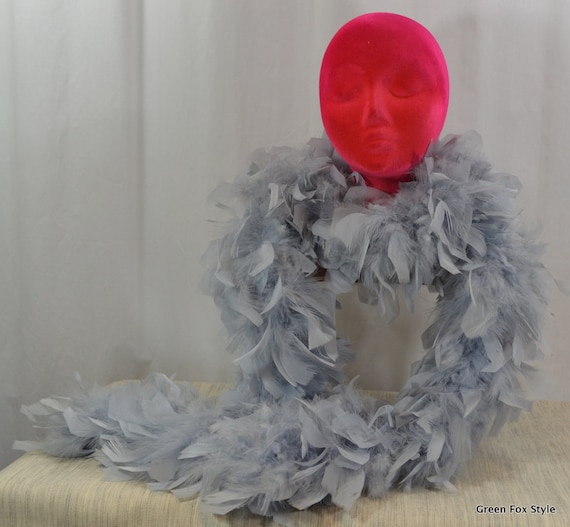 Baby Blue Feather Boa