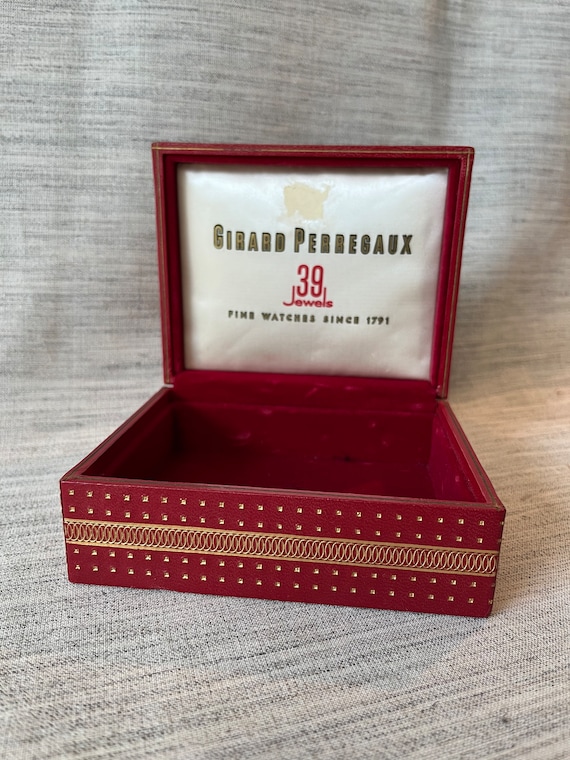 Gucci Watch or Bracelet Box Presentation Case Vintage with Cardboard Outer