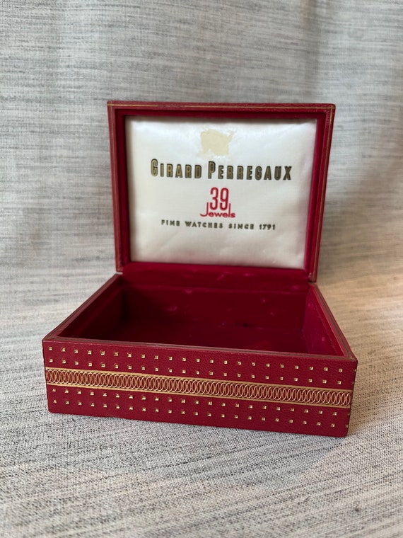 Gucci Watch or Bracelet Box Presentation Case Vintage with Cardboard Outer