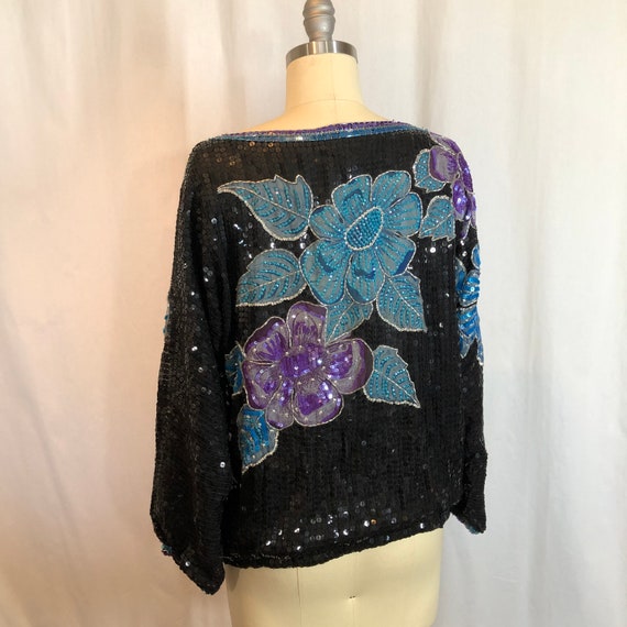 Floral Sequin Top By Judith Ann Creations - image 5