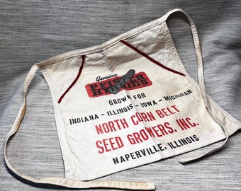 Pfister Seeds of Naperville Vintage Canvas Apron