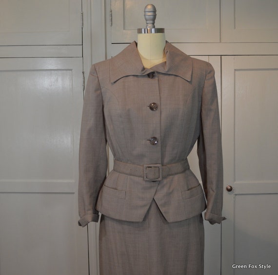 Marked Down Fitted 1950's Kerrybrooke Light Brown