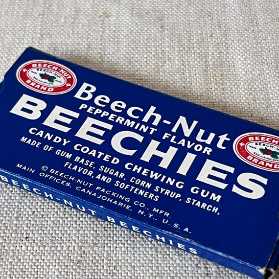 Vintagebeech-nut Beechies Gum Package - Etsy