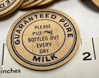 Vintage Lot of 100 Milk Bottle Caps