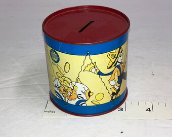 Excellent Ohio Art Tin Litho Drum Bank