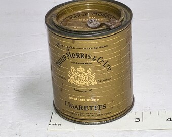 Vintage Phillip Morris Cigarette Tin