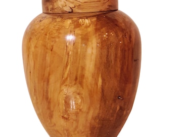 Pure Style Maple Urn, Hand-Crafted, Signed Original