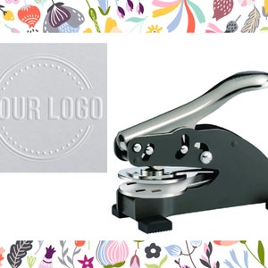 Custom Embosser, Logo Embosser - Monogram Embosser, Wedding Embosser, Embossing Stamp, Embossing Seal, Book Embosser, Business Embosser LOGO