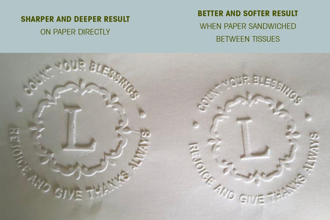 Custom Library Embosser Ex Libris Embosser Monogram Etsy