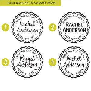 From the Kitchen of Embosser - Custom Embosser, Library Monogram Embosser, Wedding Embosser, Made With Love, Bakery Embosser Baker Logo 98