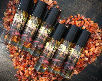 Falling~ autumn and fall loving perfume oil - red & orange, fire love passion oil