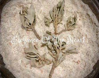 Smudge bath Salts~ sacred White Sage