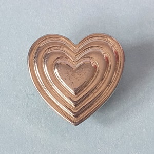 Vintage Gold Heart Variety Club Pin Badges