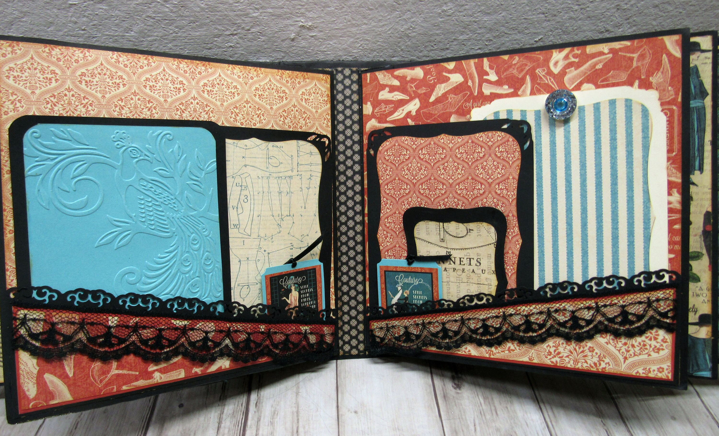 Photo Album Mini Album Graphic 45 Photo Album Journal Photo Etsy