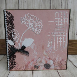 Photo Album Family Peach & White