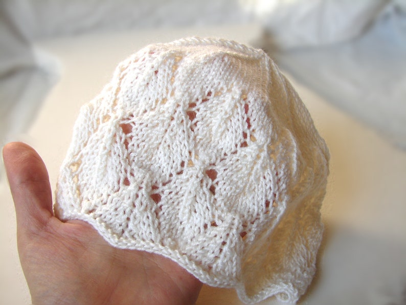 cool wool hat for kids White baby hat toddler hat laced beanie girls beanie