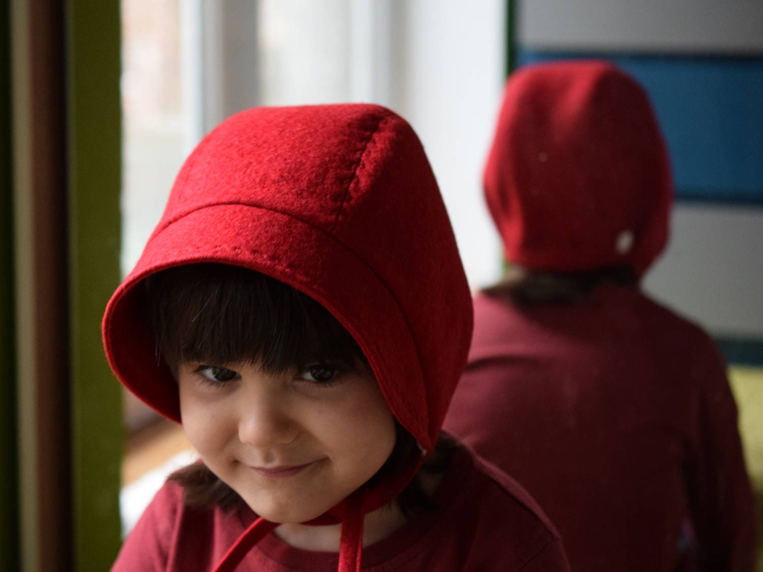 帽子 Little suzie  wool bonnet Little suzie wool bonnet 帽子