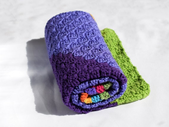 Couverture Bebe Couverture Au Crochet C2c Idee De Cadeau De Etsy