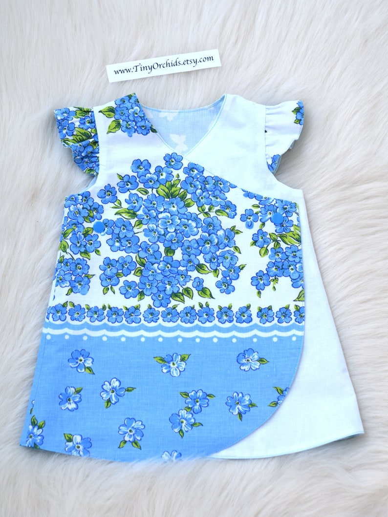 Floral reversible children's dress main image 0