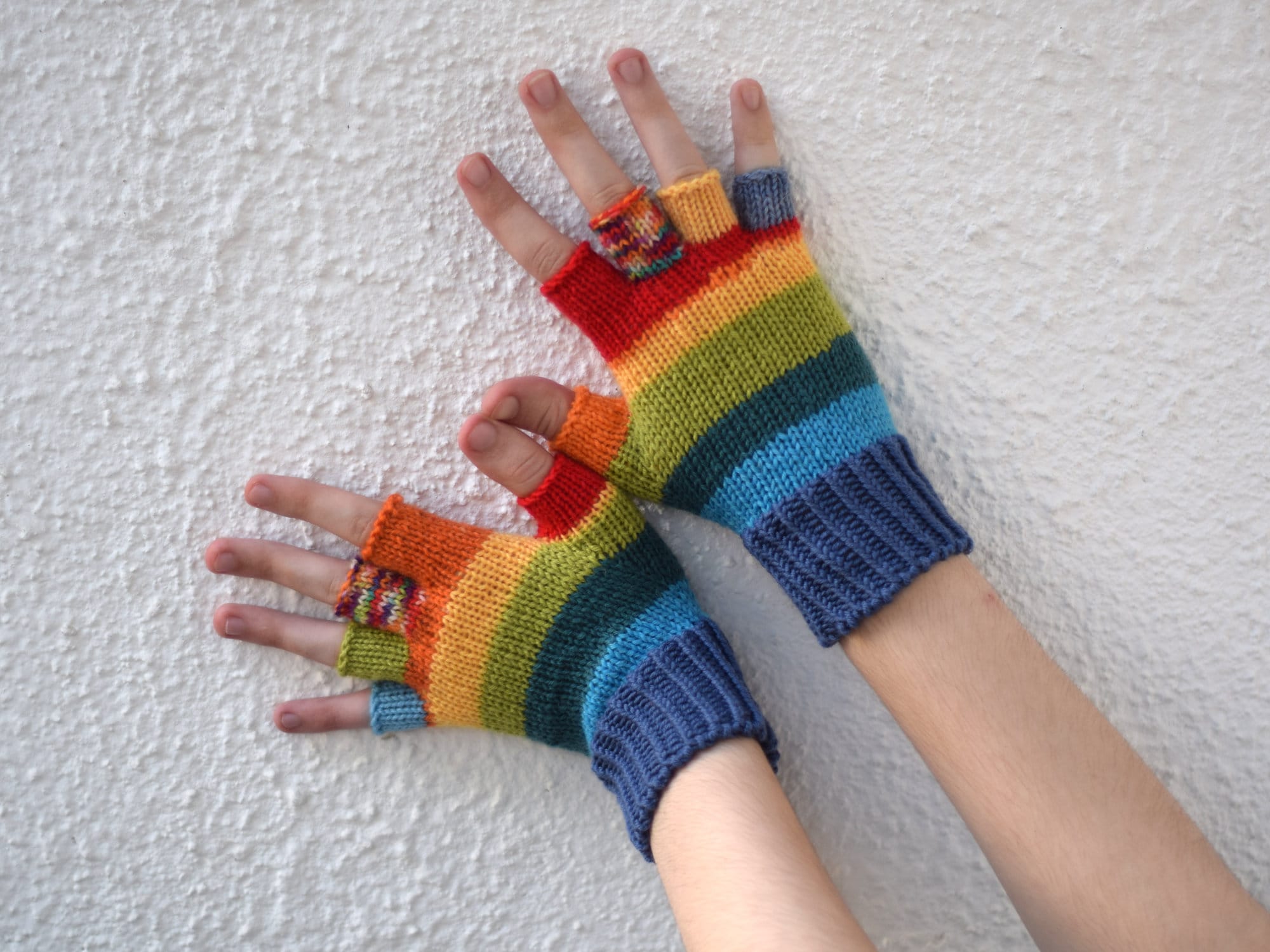 GIVBRO Vingerloze handschoenen voor kinderen, klephoes, handschoenen, winter, warm, gebreide handschoenen voor kinderen, jongens, meisjes, Kerstmis, verjaardagscadeau 3-6 jaar oud