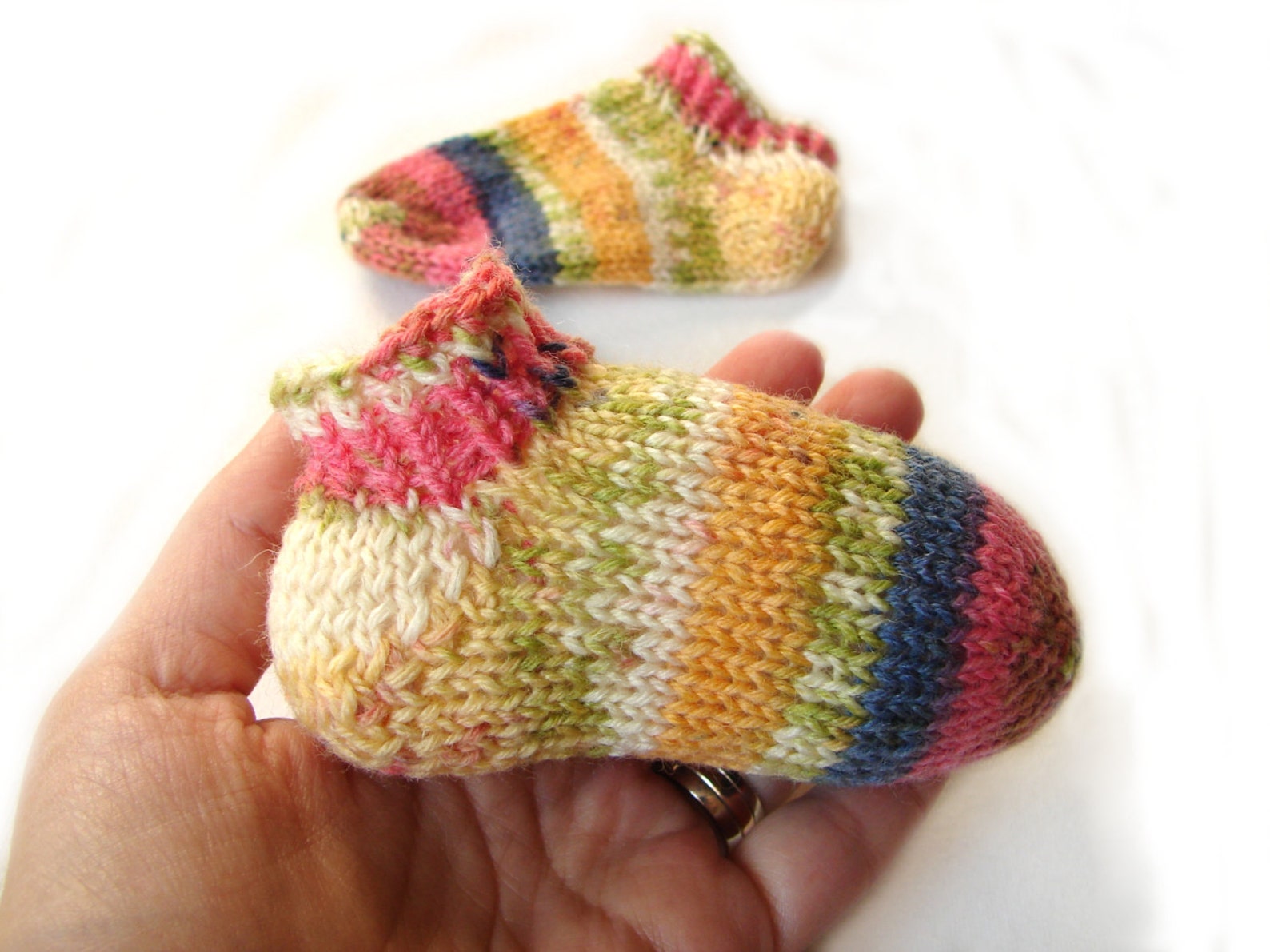 Stayon Baby Socks Ankle Socks Pastel Colors Wool Baby Etsy