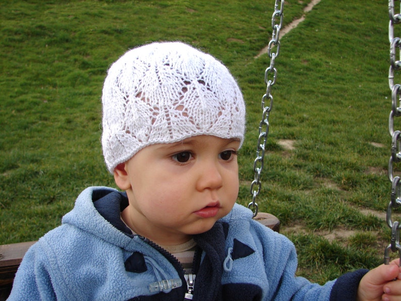 cool wool hat for kids White baby hat toddler hat laced beanie girls beanie