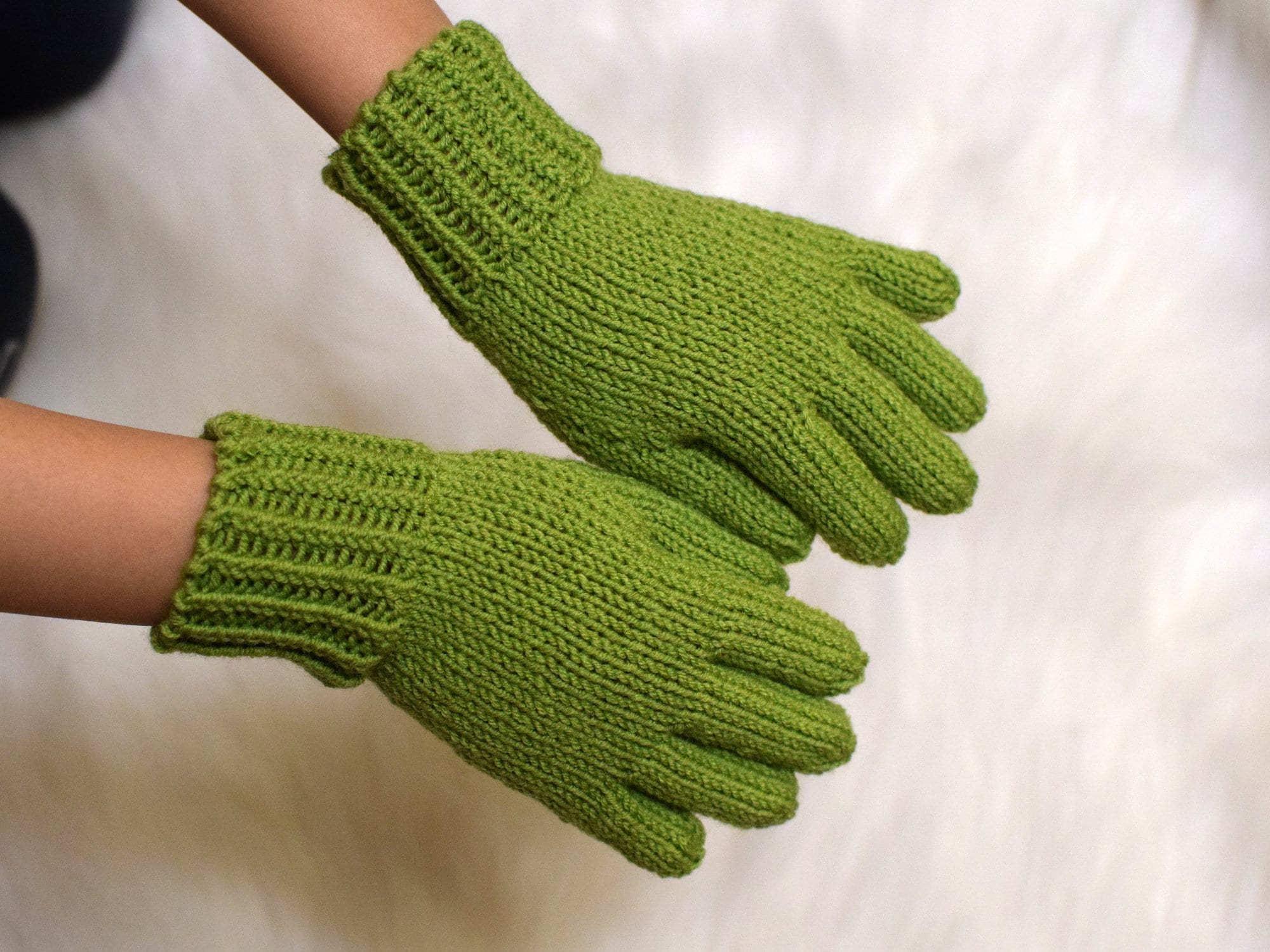 Hand knit gloves childrens or adult merino wool gloves Etsy