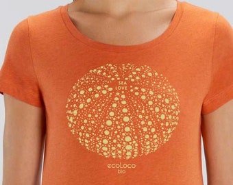 T-shirt bio SEA LOVE imprimé en France artisan équitable fairwear vegan