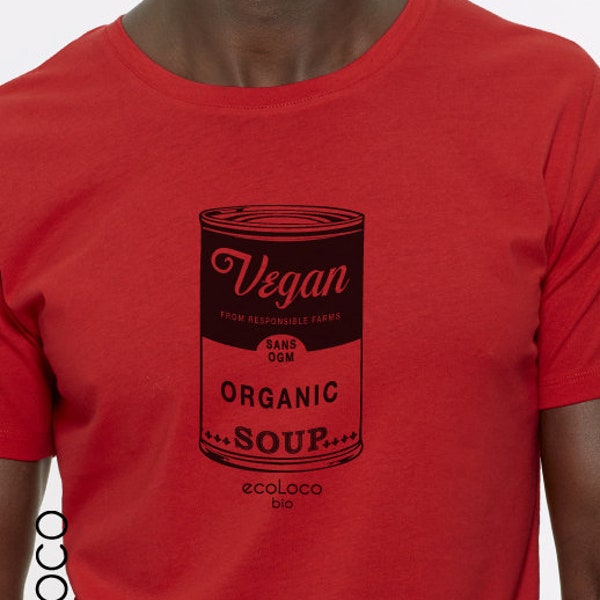 VEGAN  t shirt coton bio vetement mode ethique durable equitable vetement yoga