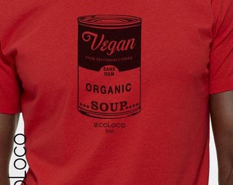 Maglietta da yoga in cotone biologico per la consapevolezza, resistente, commercio equo e solidale, moda etica - serigrafata a mano con amore GOTS