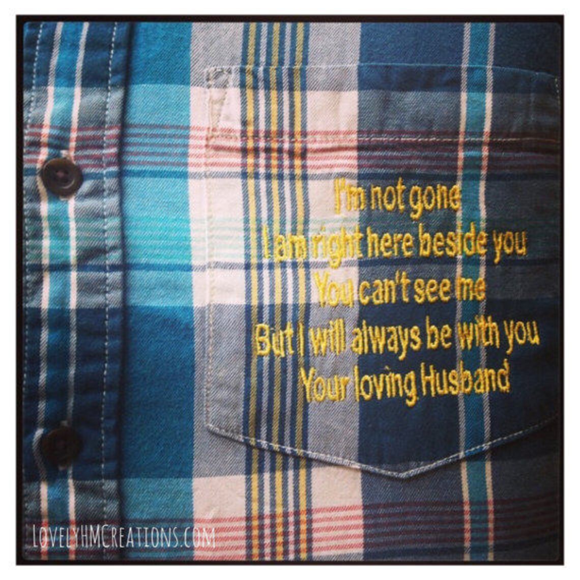 Memory Pillow Insert and Embroidery Message Keepsake Pillow Etsy