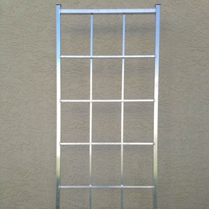 Classic Metal Garden Trellis, Plant Trellis, All Aluminum, Handmade, 65&quot; x 27&quot;, garden decor, yard art, bougainvillea, ivy, climbing vines