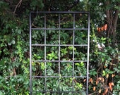 Large Multi Sizes, Classic Metal Garden Wall Mounted or Stake Trellis, up to 9ft, All Aluminum, Handmade, bougainvillea, ivy, climbing vines