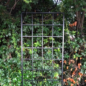 Large Multi Sizes, Classic Metal Garden Outdoor Trellis, Wall Mounted or Staked, up to 9ft, All Aluminum, Handmade, for bougainvillea, vines