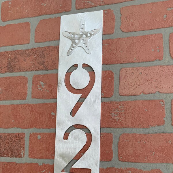 Coastal House Number Etsy