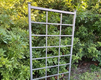 Garden Trellis, Classic Style, 65" x 27", Metal Garden Trellis, Plant Trellis, Rust Free, Handcrafted, for jasmine, roses, lightweight
