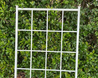 Classic Metal Garden Trellis, Plant Trellis, All Aluminum, Handmade, 54" x 36", garden,decor,for bougainvillea, ivy, climbing vines