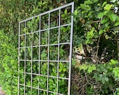 Large Multi Sizes, Classic Metal Garden Outdoor Trellis, Wall Mounted or Staked, up to 9ft, All Aluminum, Handmade, for bougainvillea, vines